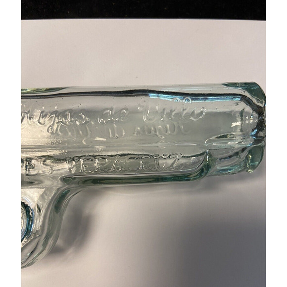 Hijos de Villa Tequila Empty 9mm Gun Glock Shaped Bottle Limited Numbered #49396 - Picture 10 of 11